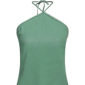 BA&Sh Flint top halter green size 0